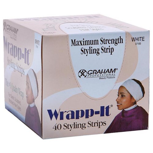 Graham Professional Beauty Wrapp-It White Styling Strips 40 styling strips