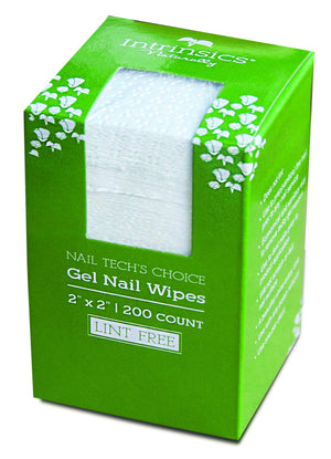 Intrinsics Nail Tech's Choice Lint Free Gel Nail Wipes - 2 x 2, 200 Count
