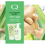 QTICA LEMONGRASS GI TRY ME KIT 7SCRUB & 8.5 LOTION