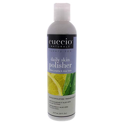Cuccio Naturale Daily Skin Body Polisher - White Limetta And Aloe Vera - 8 Oz