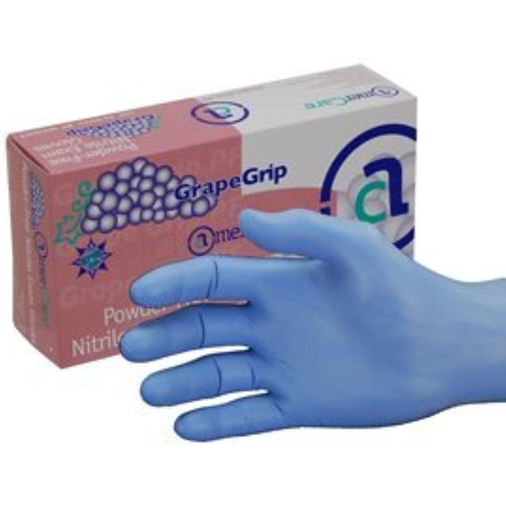 Grape Grip Powder Free Nitrile Gloves Small (600-1)