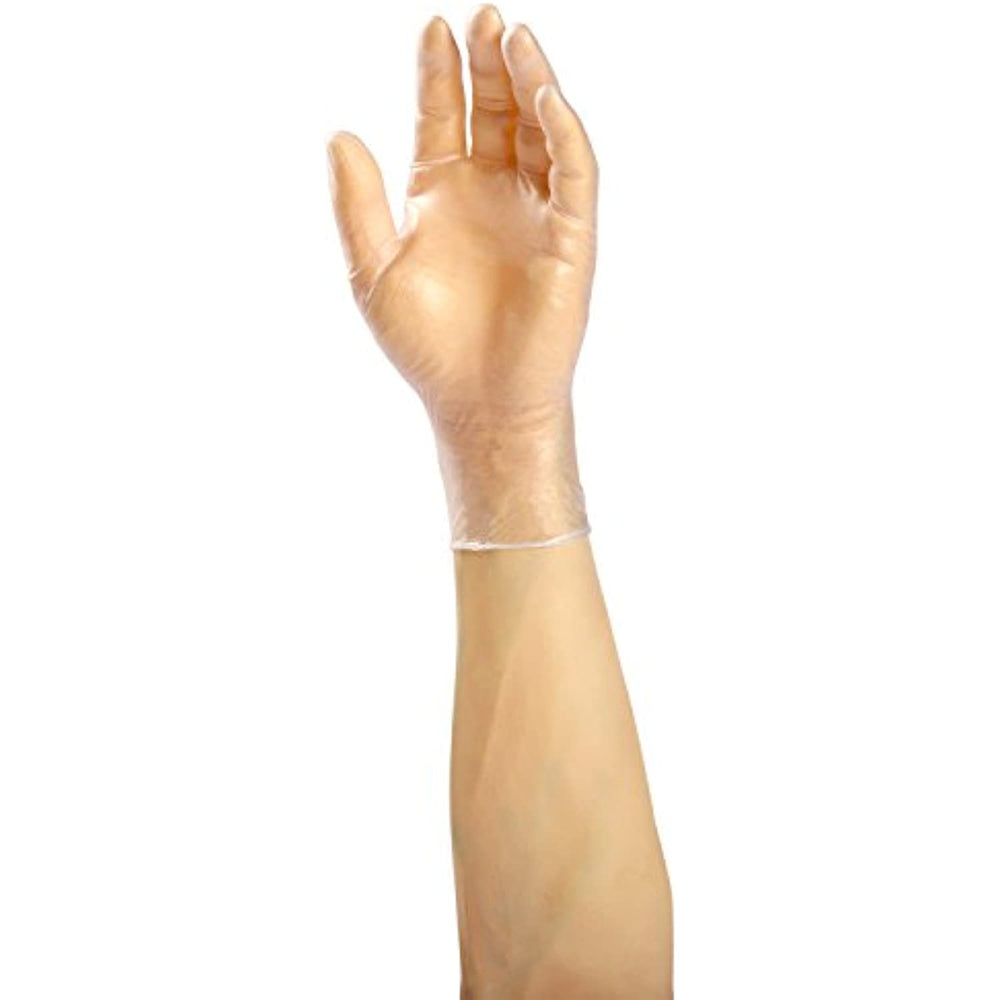 Sentinel powdered vinyl gloves (Medium)