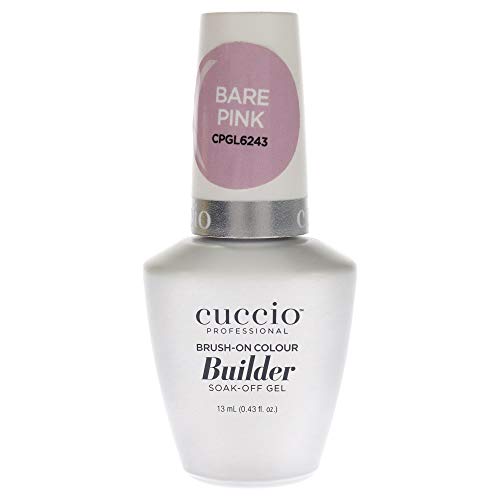 Cuccio Pro Brush-On Colour Builder - Bare Pink - 0.43 Oz Nail Polish