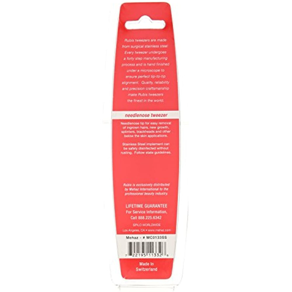 Rubis Switzerland Needle Nose Tweezer