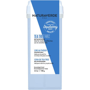 Natura Verde Pro Sensitive Tea Tree Roll-On Wax 3.38 oz.