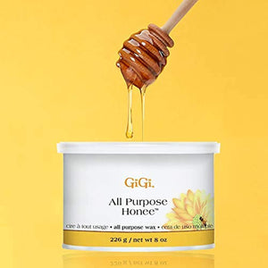 GiGi All Purpose Honee Hair Removal Wax with Beeswax Formula, 8 oz