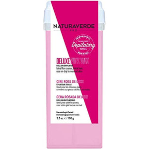 Natura Verde Deluxe Pink Roll-On Wax 3.38oz