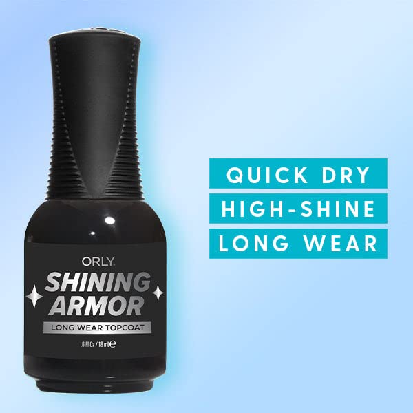 Orly Shining Armor | Longwear Fast Dry Top Coat | 0.6fl oz