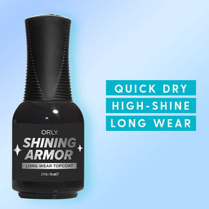 Orly Shining Armor | Longwear Fast Dry Top Coat | 0.6fl oz