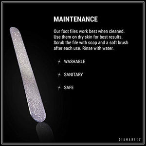 DIAMANCEL - #6 Medium-Grit Semi-Flexible File: Designed for Thick Nails and