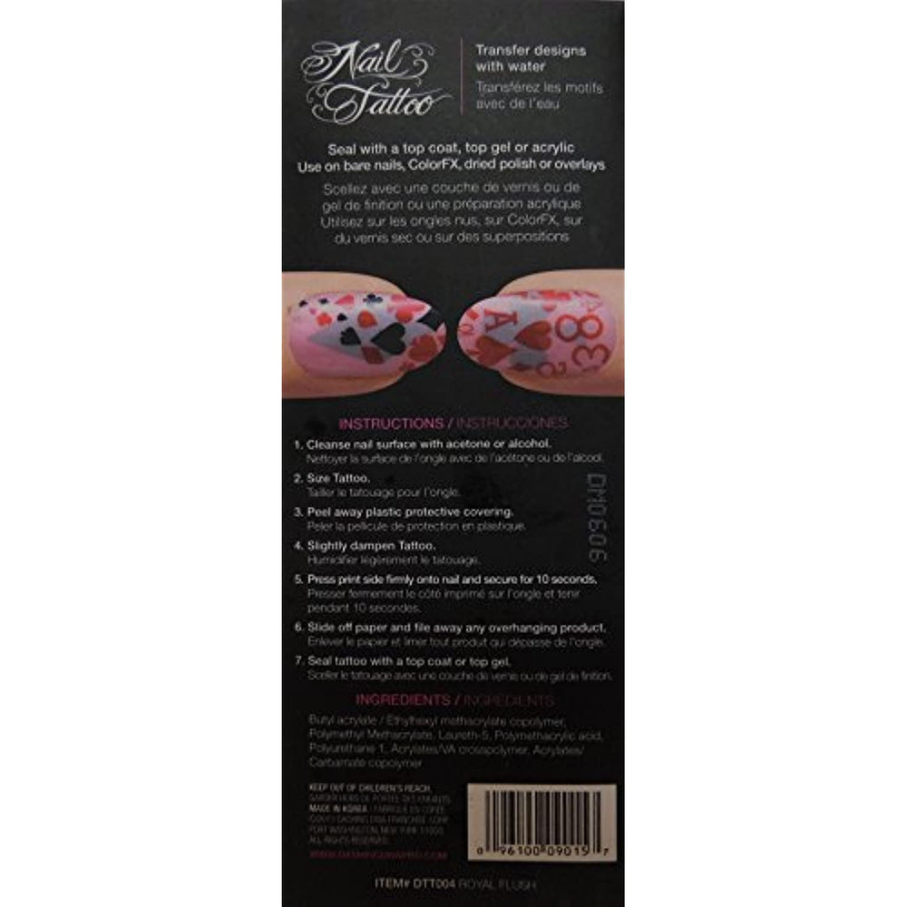 Dashing Diva Design FX DD Tattoo Royal Flush