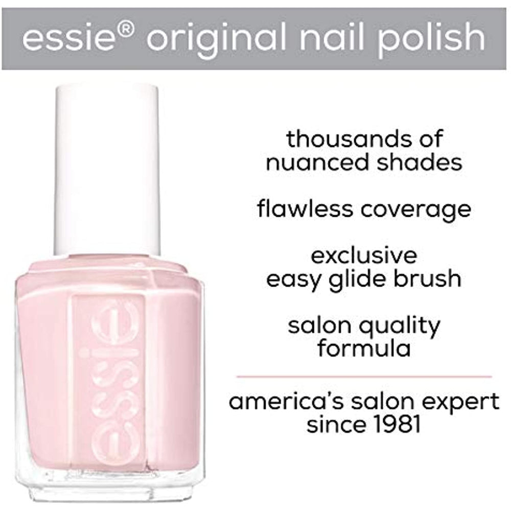 essie Nail Polish, Not Red-y for Bed Collection, Pjammin' All Night, Berry Red with Blue Undertones and Pearl Finish, 0.46 Ounce
