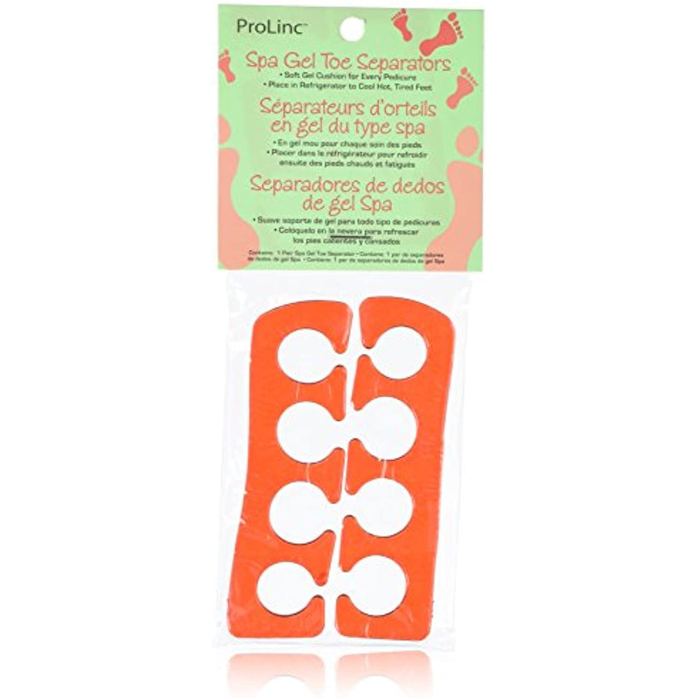 Prolinc Spa Gel Toe Separators, Red