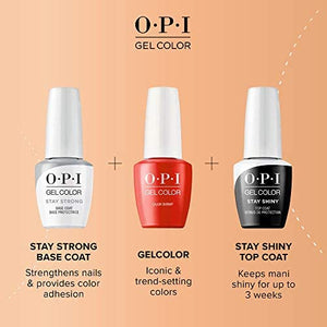 OPI Gel Color, Rhinestone Red-y, Red Nail Polish, Jewel Be Bold Holiday '22 Collection, 0.5 fl oz.