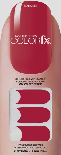 Dashing Diva Color FX Appliques, Take A Bite, 42 Count