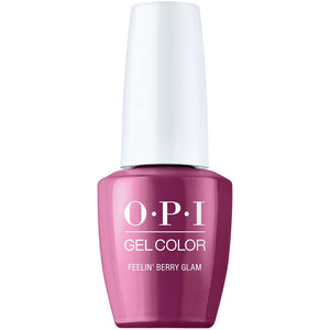 OPI Gel Color, Feelin’ Berry Glam, Red Nail Polish, Jewel Be Bold Holiday '22 Collection, 0.5 fl oz.