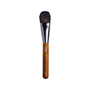 Life Cosmetics Edged Eye Foundation Brush, Synthetic Angled Blending Makeup Brush for Concealer Foundation Highlighter, Precision Make Up Brush for Blending Powder Cosmetics