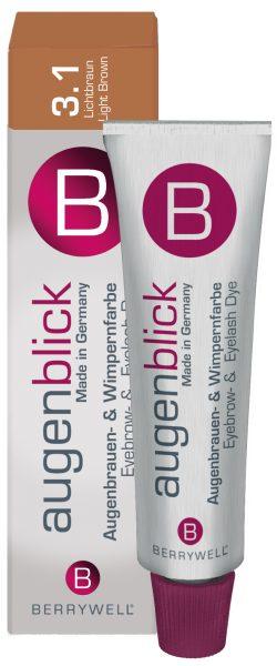 Berrywell Augenblick Eyebrow & Eyelash Tint - Light Brown No.3.1 15ml 0.5oz