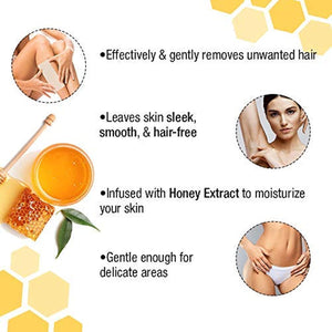 GiGi All Purpose Honee Hair Removal Wax with Beeswax Formula, 8 oz