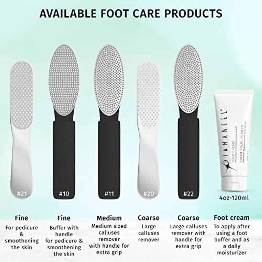 Diamancel Luxury Diamond Foot Buffer - #11 Medium Grit Rasp – For Average