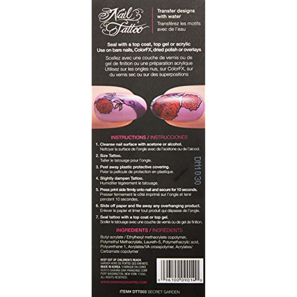 Dashing Diva Design FX DD Tattoo Secret Garden