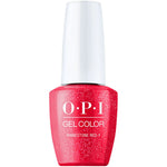 OPI Gel Color, Rhinestone Red-y, Red Nail Polish, Jewel Be Bold Holiday '22 Collection, 0.5 fl oz.