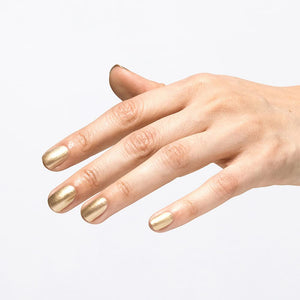 OPI Gel Color, Sleigh Bells Bling, Yellow Nail Polish, Jewel Be Bold Holiday '22 Collection, 0.5 fl oz.