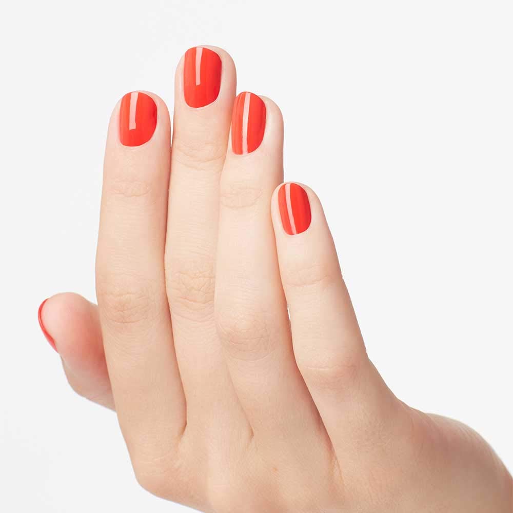 OPI Nail Lacquer, My Chihuahua Bites!, Red Nail Polish, 0.5 fl oz
