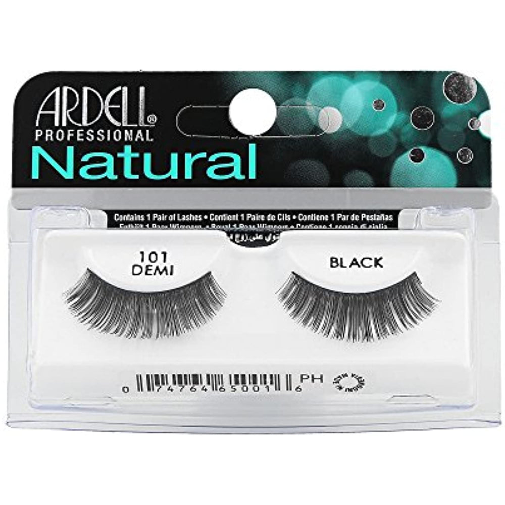 Ardell Fashion Lashes, [101] Demi Black 1 pair (Pack of 12)