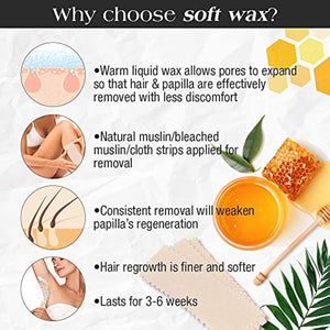 GiGi All Purpose Honee Hair Removal Wax with Beeswax Formula, 8 oz