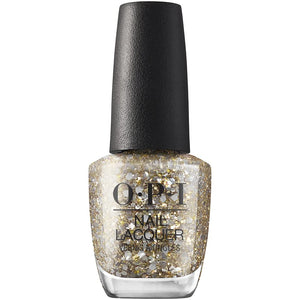 OPI Nail Lacquer, Pop the Baubles, Yellow OPI Nail Polish, Jewel Be Bold Holiday '22 Collection, 0.5 fl oz.