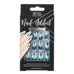 Ardell Nail Addict Artificial Nail Set, Metallic Blue