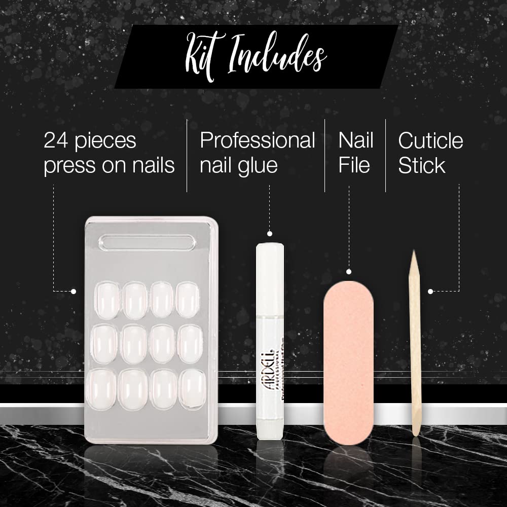 Ardell Nail Addict Artificial Nail Set,  Natural Long