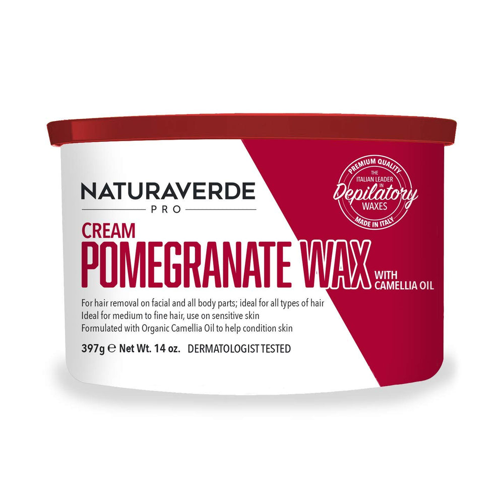 Naturaverde Pro Pomegranate Soft Wax with Camellia Oil 14 OZ