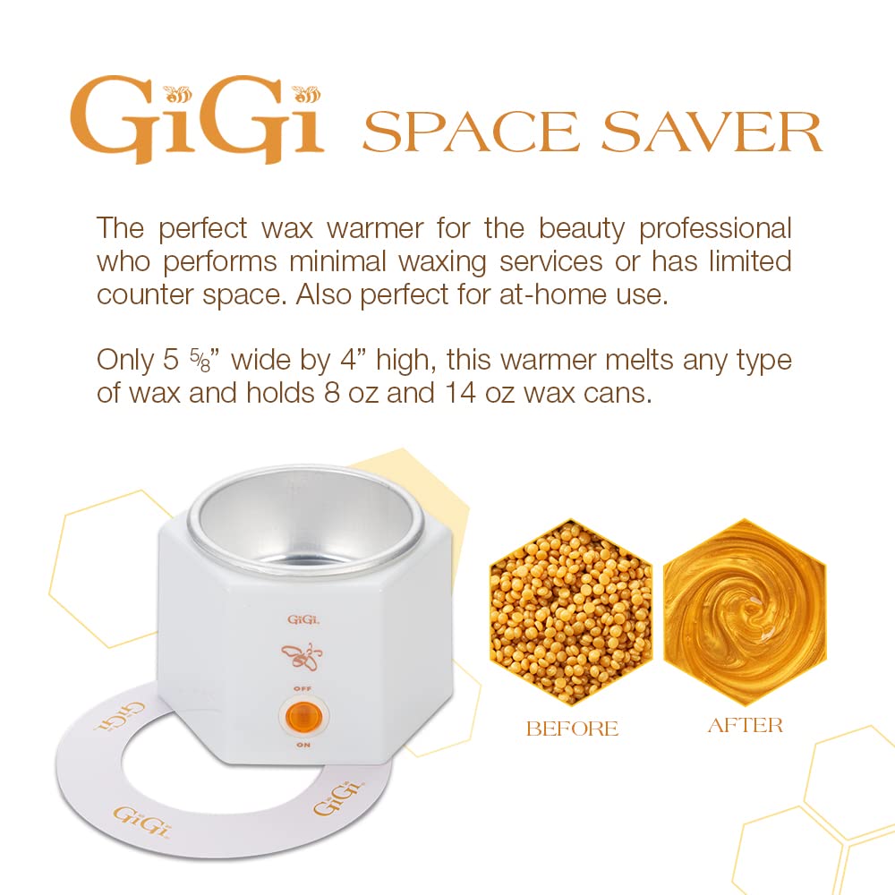 GiGi Space Saver Hair Removal Wax Warmer for 8, 14, and 18-oz Cans