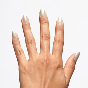 OPI Gel Color, Snow Holding Back, White Nail Polish, Jewel Be Bold Holiday '22 Collection, 0.5 fl oz.