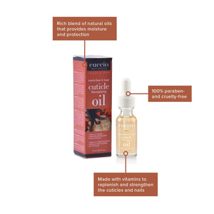 Cuccio Naturale Revitalizing Cuticle Oil - Vanilla Bean And Sugar - 0.5 Oz