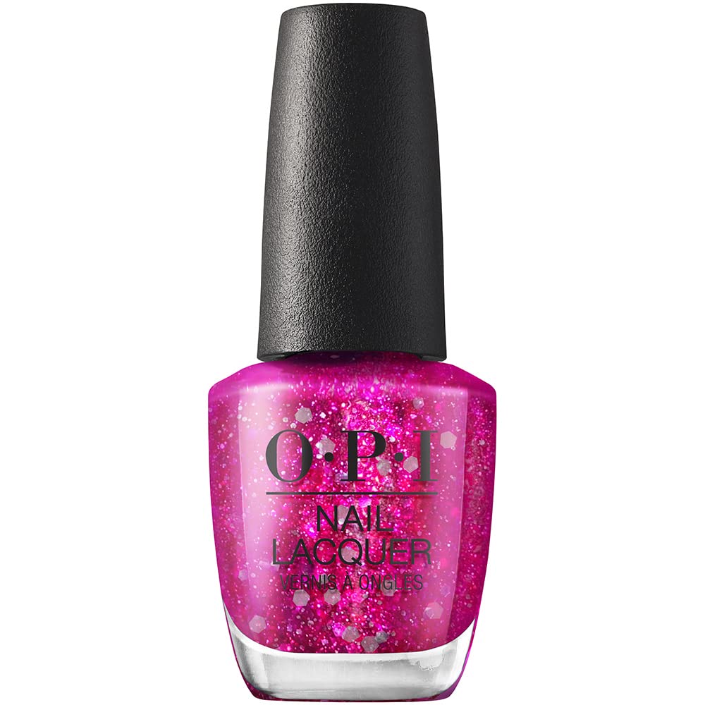 OPI Nail Lacquer, I Pink It’s Snowing, Pink OPI Nail Polish, Jewel Be Bold Holiday '22 Collection, 0.5 fl oz.