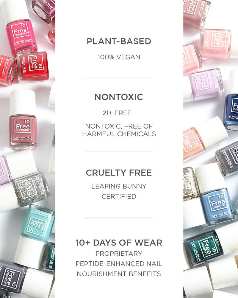 Toxic Free Nail Polish by 10+ Free Life - Peonies