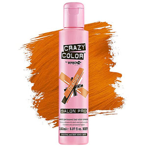 Salon Crazy Color Semi Permanent Hair Dye Color 5.07 Oz 60 Orange