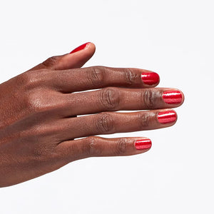 OPI Gel Color, Rhinestone Red-y, Red Nail Polish, Jewel Be Bold Holiday '22 Collection, 0.5 fl oz.