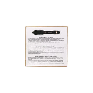 Level Pro3.0 Complete 5 in 1 Hair Styler Brush, Negative Ion Blow Dryer Brush with 3 Heat Settings, Hot Air Blowout Brush Hair Dryer and Volumizer for Hair Straightening, Drying, Volumizing, Curling