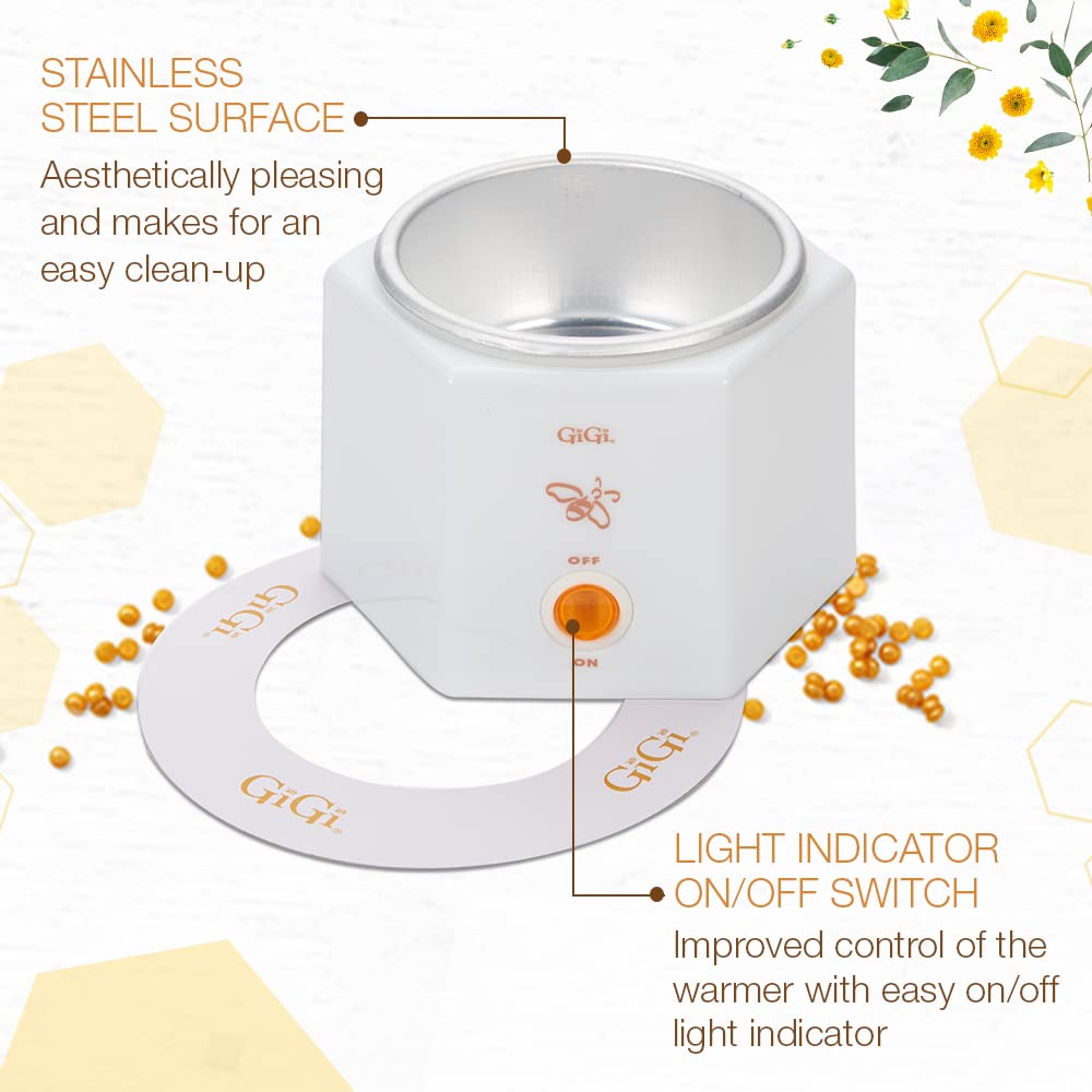 GiGi Space Saver Hair Removal Wax Warmer for 8, 14, and 18-oz Cans