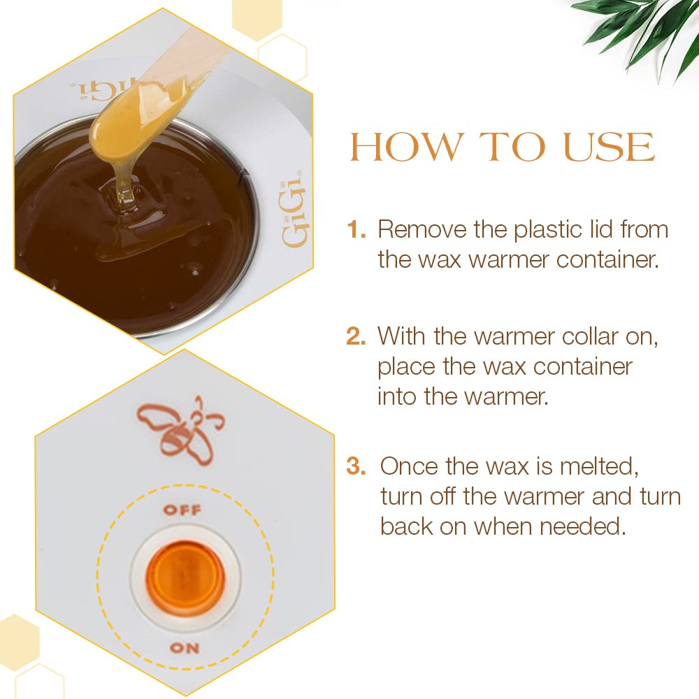 GiGi Space Saver Hair Removal Wax Warmer for 8, 14, and 18-oz Cans