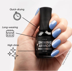 Orly Shining Armor | Longwear Fast Dry Top Coat | 0.6fl oz