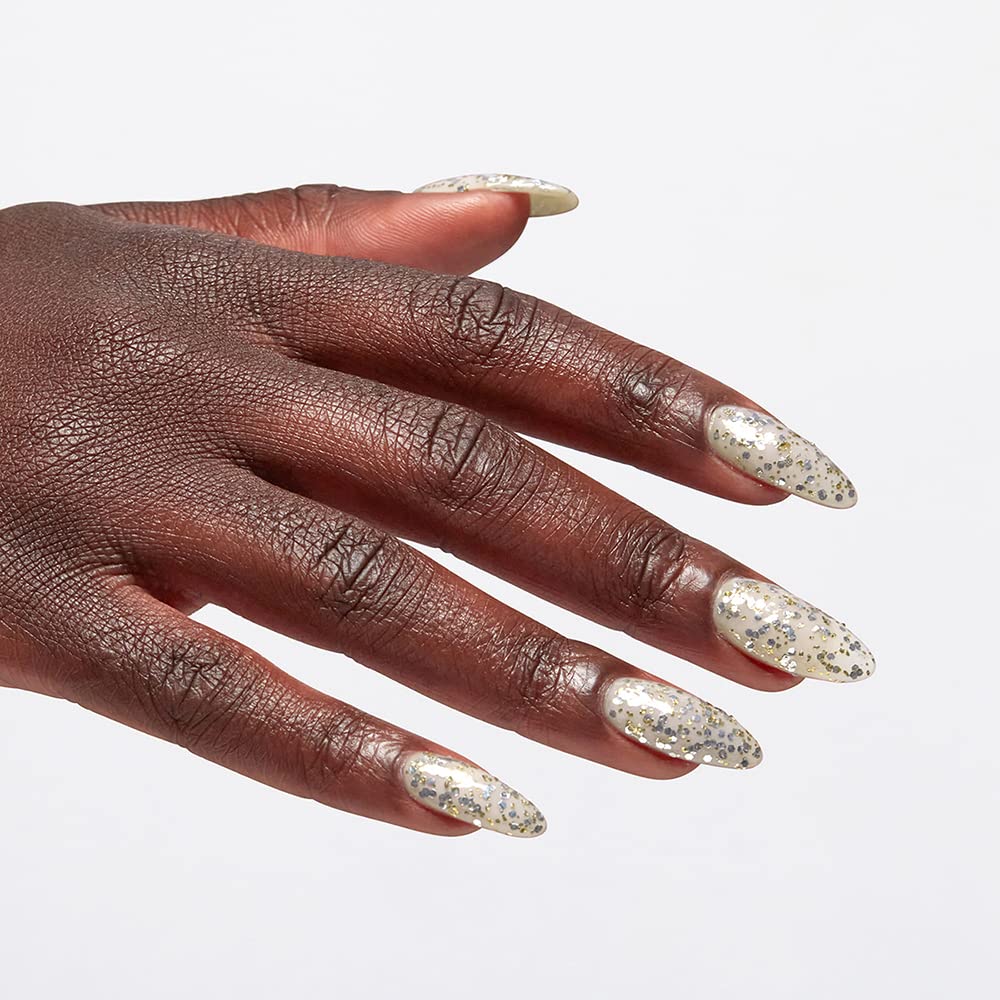OPI Nail Lacquer, Pop the Baubles, Yellow OPI Nail Polish, Jewel Be Bold Holiday '22 Collection, 0.5 fl oz.