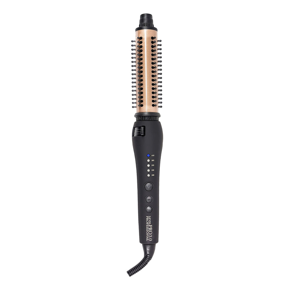 Level Pro3.0 Convertible FX Ceramic Heated Hair Styling Brush, Retractable Bristles Hair Straightening Brush with 5 Heat Levels, for Styling Curling Detangling and Volumizing