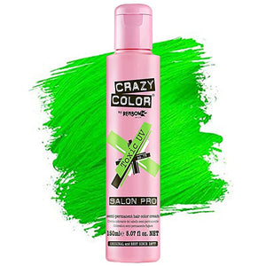Crazy Color Semi Permanent Hair Color Cream 5.07oz Toxic Uv
