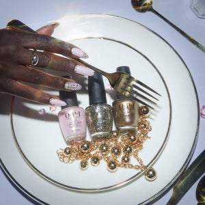 OPI Nail Lacquer, Pop the Baubles, Yellow OPI Nail Polish, Jewel Be Bold Holiday '22 Collection, 0.5 fl oz.