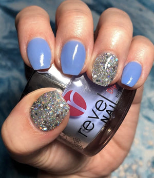 Revel Nail Dip Powder - Blue - Agave 0.5oz